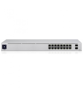 Switch ubiquiti unifi usw-16-poe, 16 port, 10/100/1000 mbps Metal Gri 317632