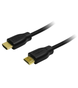 Cablu video logilink ch0005, hdmi (t) la hdmi (t), 0.5m, conectori auriti,...