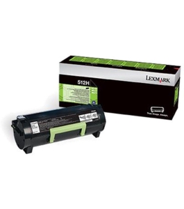 Toner lexmark 51f2h00, black, 5 k, ms312dn / ms415dn, return program....