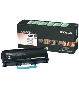 Toner lexmark x463x31g, black, 15 k, x463de , x464de , x466de ,x466dte ,...