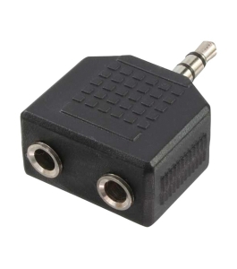 Adaptor audio logilink 3.5mm stereo 3p la 2x3.5 stereo, logilink ca1002...