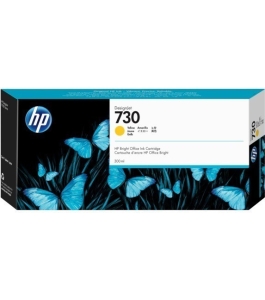 Cartus cerneala hp yellow nr.730 p2v70a 300ml original hp designjet t1700...