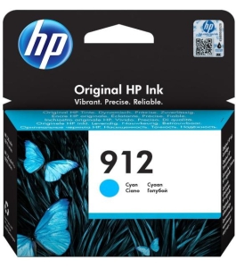 Cartus cerneala original hp cyan, nr.912, pentru officejet 8013|8023, 0.315k,...