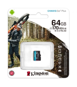 Kingston canvas go! plus microsdxc 64gb 319351