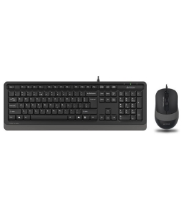 Kit tastatura si mouse a4tech fstyler fm10 + fk10 - negru si gri Negru...