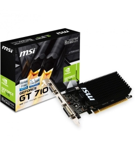 Placa video msi geforce® gt 710, 2gb ddr3, 64-bit 319405