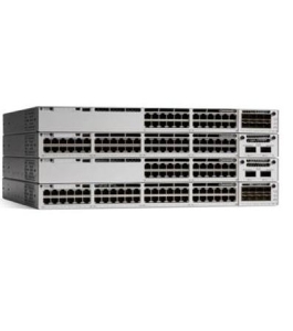 Switch cisco c9300-48p-a, porturi gigabit x 48, managed, rackabil, carcasa...