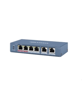 Switch hikvision ds-3e0106hp-e, 4-port, hipoe 319315