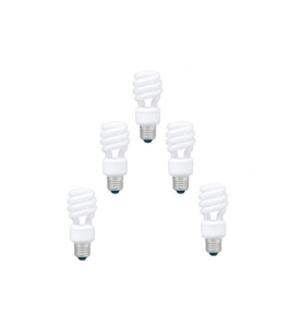 Bec fluorescent panasonic 22w e27 spirala alb cald efd22e27hd3e-5 (set 5)...