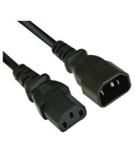 Cablu adaptor iec c13 - iec c14 1.5m, "356.170" - prelungitor alimentare pc,...