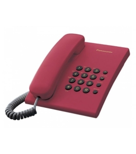 Telefon analogic panasonic kx-ts500fxr, rosu Rosu 320833