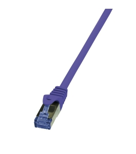 Cablu patch s/ftp cat6a logilink cq307vs, 5m, violet, awg26, dublu ecranat...