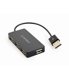 Hub extern usb 2.0 gembird cu 4 porturi Negru 321454