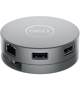 Docking station portabil dell mobile adapter da310 usb-c, argintiu Argintiu...