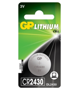 Baterie gp batteries, butoni cr2430 3v lithium, blister 1 buc gpcr2430-2cpu1...