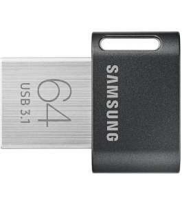 Memorie usb samsung 64gb usb 3.1 - metalica, negru (muf-64ab/apc) Metal Negru...