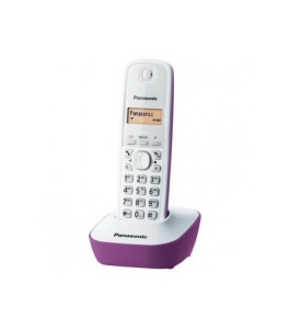 Telefon dect alb/violet, panasonic, kx-tg1611fxf Alb 324638