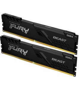 Memorie ram kingston fury beast 16gb (2x8gb) ddr4 2666mhz cl16...