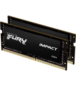 Memorie ram kingston fury impact 16gb ddr4 2666mhz cl15 (kit dual channel)...