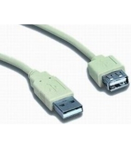 Cablu usb 2.0 prelungitor gembird 0.75m alb Alb 328894