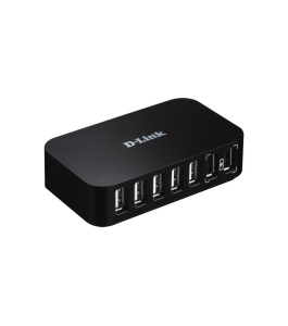 Hub usb d-link dub-h7, 7 porturi usb 2.0, negru Negru 329003