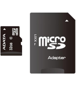 Card de memorie microsd adata 32gb, adaptor sd, class 10 329346