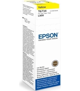 Cartus cerneala epson t6734, yellow, capacitate 70ml, pentru epson l800...