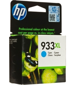 Cartus cerneala hp cn054ae nr. 933xl, cyan, 825 pagini, officejet 6100...