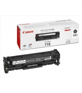 Toner canon crg718bk, black, capacitate 3400 pagini, pentru lbp-7200cdn...