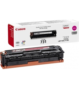 Toner canon crg731m, magenta, capacitate 1500 pagini, pentru lbp7100c,...