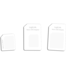 Adaptor logilink aa0047 nano sim la standard sim Plastic Alb 330739