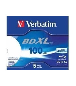 Bd-r xl verbatim 100gb, viteza 4x, carcasa, pret pe bucata, printabil, wide...