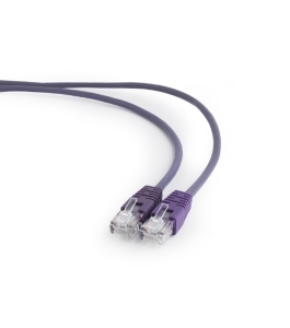 Cablu patch utp gembird pp12-1m/v, cat5e, 1m, violet, cupru-aluminiu, awg26...