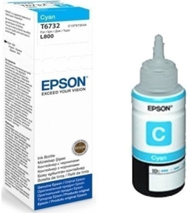 Cartus cerneala epson t6732, cyan, capacitate 70ml, pentru epson l800...