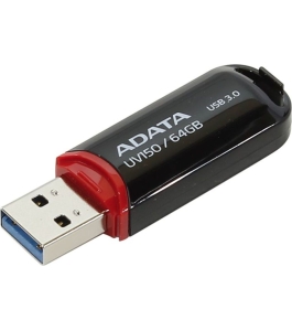 Memorie usb flash drive adata uv150, 64gb, usb 3.0, negru 330472