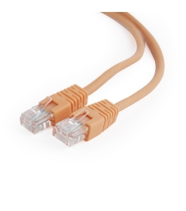 Patch cord utp gembird cat5e, cupru-aluminiu, 1 m, portocaliu, awg26,...