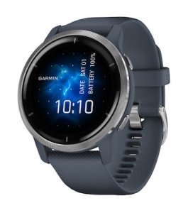 Ceas smartwatch garmin venu 2, gps, blue granite albastru granit 333587