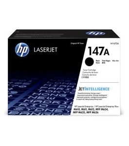 Toner original h black, nr.147a, pentru laserjet enterprise flow mfp Negru...