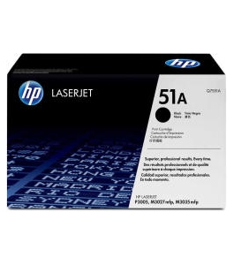 Toner hp q7551a, black, 6.5 k, laserjet p3005 Negru 347414