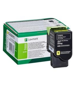 Toner lexmark c2320y0, yellow, 1k, return programme c2325dw / c2425dw /...