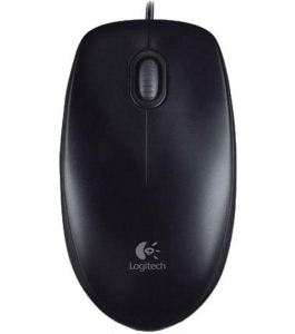 Mouse logitech b100, cu fir, usb, optic, 800 dpi, negru Negru 367969