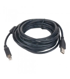 Cablu usb gembird pentru imprimanta, 1.8m, usb 2.0, conectori auriti, negru...