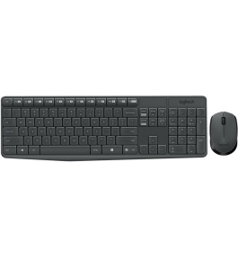 Kit wireless logitech mk235 - tastatura multimedia wireless + mouse wireless...