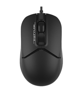 Mouse a4tech fm12 black, cu fir, negru Negru 369546