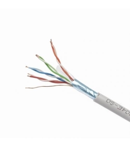 Rola cablu utp gembird, cat5e, 100m, cupru-aluminiu, solid, awg24, 369339