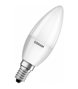 Bec led osram, e14, led value classic b, 5.7w (40w) 230v, lumina calda...