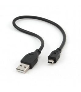 Cablu alimentare si date gembird, usb 2.0 (t) la mini-usb 2.0 (t), 30cm...