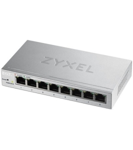 Switch zyxel gs1200-8, 8 port,10/100/1000 mbps Metal Argintiu 383563