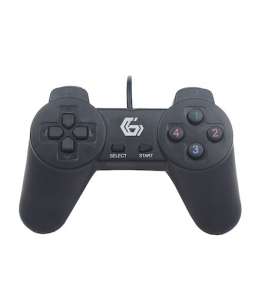 Gamepad cu fir gembird jpd-ub-01 pc, usb, negru Negru 384079