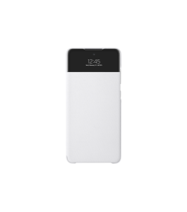 Husa smart s view wallet cover (ee) white samsung galaxy a72 (ef-ea725pwegee)...